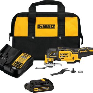 Juego de herramientas oscilantes DEWALT Max XR de 20 V de 3 velocidades (DCS356C1).