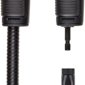 DEWALT Adaptador de taladro de ángulo recto, FlexTorq, sistema 4 en 1, eje flexible compacto, recto, 30 cm (DWAMRASETFT)
