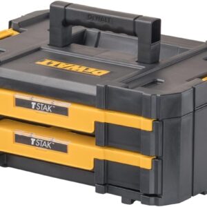 DEWALT Caja Organizadora de Herramientas TSTAK de 2 Cajones DWST17804