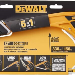 DEWALT DWHT20547L 5-in-1 Hacksaw
