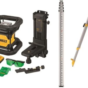 DEWALT DW079LGK - Kit completo de láser rotativo (20 V), color verde