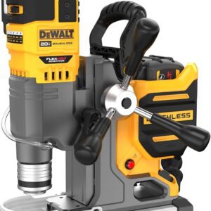 Dewalt DCD1623GX2-B3 Taladro columna magnético inalámbrico de 2 pulgadas, sin escobillas, 20 V MAX, con kit FLEXVOLT ADVANTAG