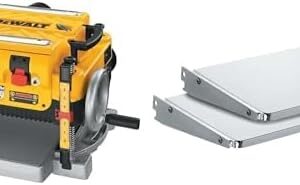 DEWALT. Cepillo 13" 3 Navajas 2 Velocidades 15amp DW735 + Mesa Plegable DW7351, Herramientas Profesionales Alta Calidad
