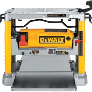 DEWALT Cepillo para Madera de Banco 12-1/2" (317mm), con 3 Navajas, 2000W, DW734