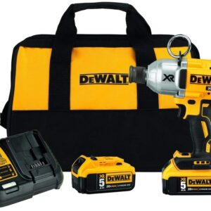 DeWalt dcf898p2 20 V Max XR sin escobillas de alto torque llave de impacto Kit con QR Chuck (5.0amp), 7/16"