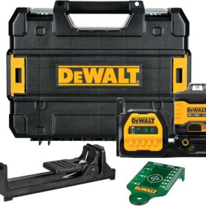 DEWALT - Nivel láser de 20 V/12 V, 3 x 360, verde, solo herramienta desnuda (DCLE34030 GB)
