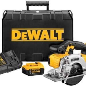 DEWALT Kit de sierra circular de 20 V MAX* 5-1/2 pulgadas (DCS373P2)