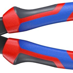 Knipex 74 02 200 SB Alicate de Corte Diagonal, Tipo Extra Fuerte, 200 mm, color Negro