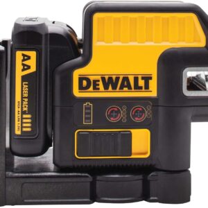 DEWALT DW0825LR - Láser de 5 puntos (12 V, 5 puntos, incluye línea cruzada), color rojo