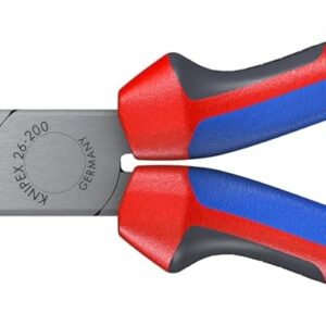 Knipex Pinza Punta Larga con Corte 8 con Mango Ergonómico, 200 mm