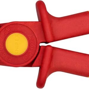 KNIPEX Tools 98 62 02, alicates de plástico de punta plana, 1000 V aislados