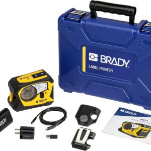 Brady M211 Kit de Impresora de Etiquetas Bluetooth portátil (M211-KIT), Amarillo/Negro
