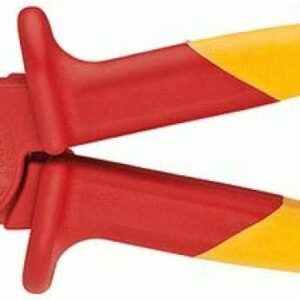 Knipex 98 62 01 Alicate de Presión de Plástico Aislante con Zona de Plástico Blando para Un Agarre Seguro, 180 mm