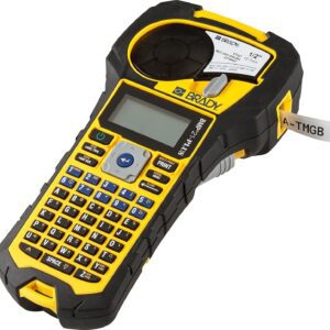 Brady BMP21-PLUS Handheld Label Printer with Rubber Bumpers, Multi-Line Print, 6 to 40 Point Font