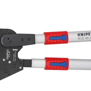 KNIPEX Tools 9532100 - Cortadores de cables, tipo carraca, asas telescópicas, multicomponente