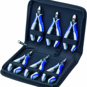 KNIPEX 00 20 16 P 6 piezas Set de alicates para electrónica