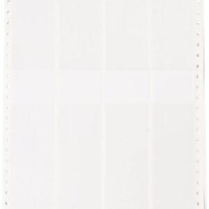 Brady DAT-40-292-2.5 2" Width x 3.750" Height, B-292 Self-Laminating Vinyl, Matte Finish White/Translucent Datab Dot Matrix Printable Label (Pack of 2500)
