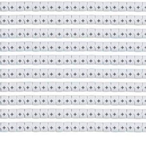 SCN13-PLUS Black on White, Wire Marker Clip Sleeves (50 Clips)