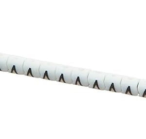SCN09-V Black on White, Wire Marker Clip Sleeves (50 Clips)