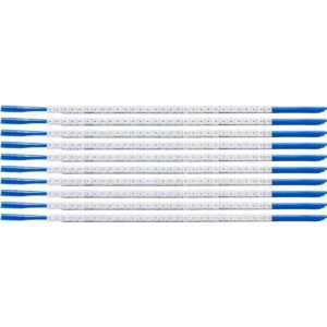 Brady SCN07-MINUS Clip Sleeve Wire Markers, Height, Width, Black on White (