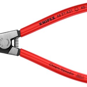 KNIPEX - Alicates externos de 90 ángulos con anillo de presión