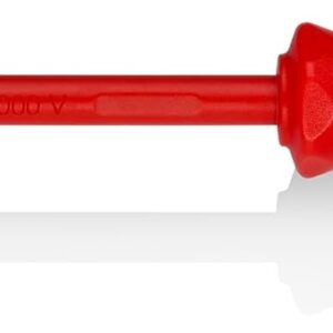KNIPEX Tools 98 20 65 1/4 pulgadas destornillador ranurado, 6 pulgadas, 1000 V aislado