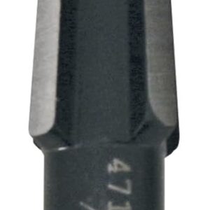 KNIPEX Rennsteig 9R 471 004 - Extractor de 3 tornillos de doble filo, tamaño 4, color negro