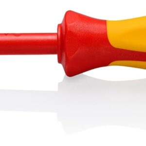 KNIPEX Tools 98 12 02 R2 - Destornillador de accionamiento cuadrado, 4 pulgadas, 1000 V aislado