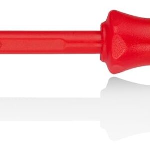 KNIPEX Tools 98 20 55 Destornillador ranurado de 7/32 pulgadas, 5 pulgadas, 1000 V aislado