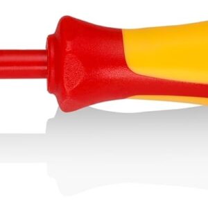 KNIPEX Tools 98 24 01 P1 Destornillador, 3 1/4 pulgadas, 1000 V aislado