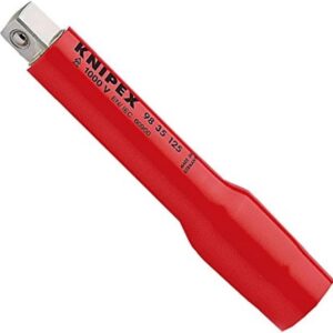 KNIPEX 98 35 125 Extensión Con cuadradillo interno / externo 3/8" 125 mm