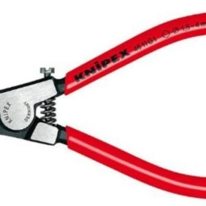 KNIPEX Herramientas - Alicates para anillos de agarre, diámetro de eje de 5/32"-9/32" (4611G1)