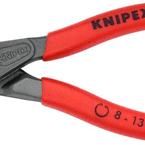 KNIPEX Tools – Alicates de precisión para circlip, interno, recto, 5/16"-1/2" diámetro del orificio (4811J0)