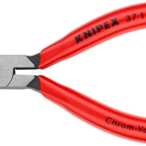 KNIPEX - 37 11 125 Herramientas - Alicates de agarre electrónicos, puntas anchas planas (3711125)