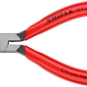 KNIPEX Tools 3721125 - Alicates de agarre electrónico, puntas planas
