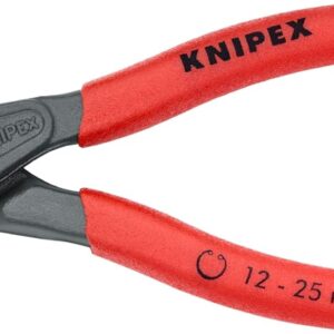 KNIPEX Tools - Alicates de precisión para círculos, internos, ángulo de 90 grados, diámetro de diámetro de 15/32"-1" (4821J11)