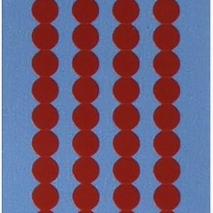 Brady qd-25-rd marcador de alambre, rojo