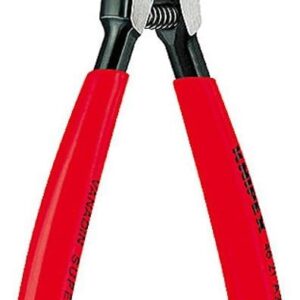 KNIPEX Herramientas - Alicates de circulación, externos, en ángulo de 90 grados, punta forjada, diámetro de eje de 3/4"-2 23/64" (4621A21SBA)