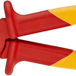 Knipex Tools 98 62 01 - Alicates de plástico para nariz, 1000 V, aislados, rojo/amarillo