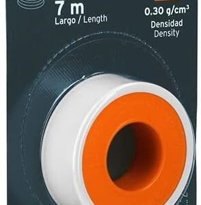 Truper CTF-1/2B, Cinta sella roscas, uso general, 7 m, en blister