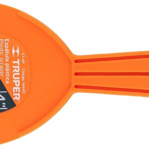 Truper ET-4P, Espátula plástica fabricada en polipropileno, 4"