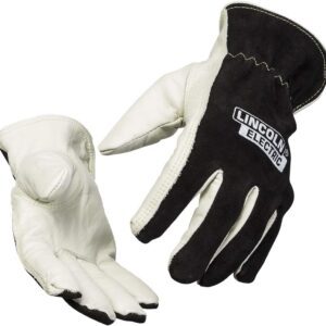 Lincoln Electric Welders Leather Drivers Gloves | Top Grain & Split Leather | Cotton Liner | Large | K3770-L