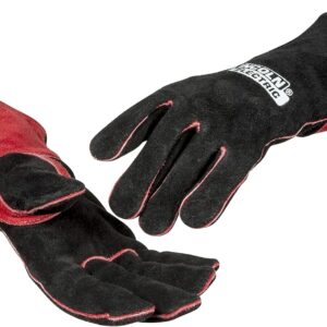 Lincoln Electric Jessi Peines MIG - Guantes de soldadura para mujer, color negro, rojo, paquete pequeño de 1