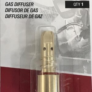 Lincoln Electric Magnum PRO Difusor de gas | con junta tórica para evitar fugas de gas | Compatible con pistolas Magnum PRO | Thread-On, 350A | KP2746-1