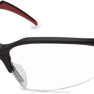 Lincoln Electric Gafas de seguridad premium | Lente transparente | Revestimiento antivaho | Marco de goma suave sobremoldeado | K2966-1