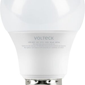 Volteck LED-40FC, Lámpara LED tipo bulbo A19 6 W luz de día
