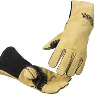 Lincoln Electric Heavy Duty MIG/Stick Welding Gloves | Heat Resistant & Durabilty | XL | K4082-XL
