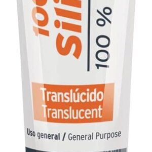 Truper SIL-85T, Sellador translúcido, 100% de silicón, 85 gr