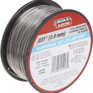 Lincoln Electric ED030584 Interior Shield NR-211 Cable de Soldadura de núcleo de Flujo, 0.035 Pulgadas. - Cantidad 5