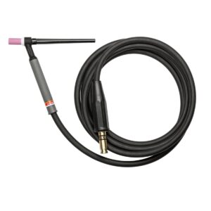 Lincoln Electric PTA-9 Antorcha TIG lista para soldar – para soldadura TIG refrigerada por aire – Cabeza de antorcha rígida – 12.5 pies, 1 cable – K1782-16